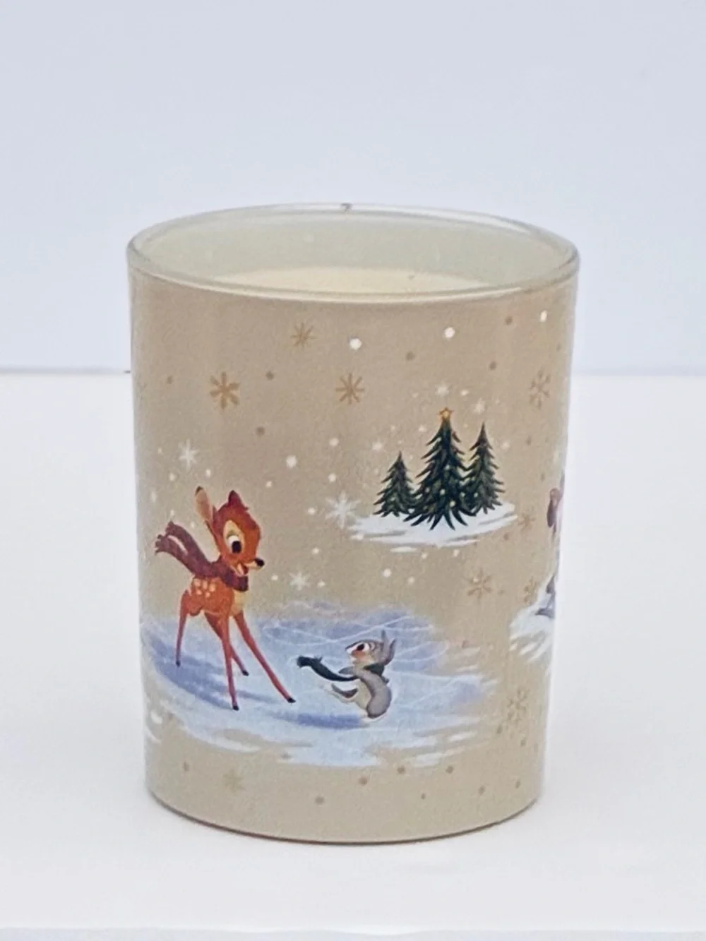Disney Parks Christmas Mickey & Friends Holiday Light-Up Candle 5”